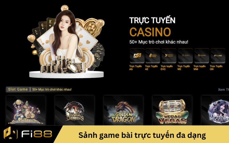 sảnh game cá cược đa dạng